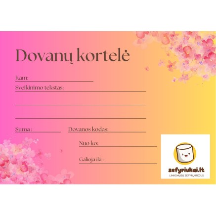 Dovanų kortelė